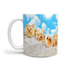 Yorkie Vintage Art Mount Rushmore Print 360 Mug