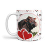 Red Poll Cattle (Cow) Print 360 White Mug