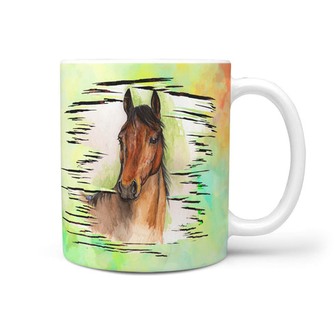 Thoroughbred Horse Art Print 360 Mug