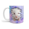 Cute White Hamster Print 360 Mug