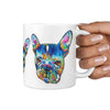 French Bulldog Multicolor Print 360 Mug