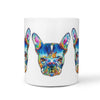 French Bulldog Multicolor Print 360 Mug