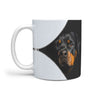 Rottweiler On Black Print 360 Mug