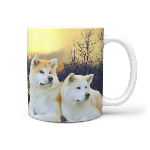 Akita Inu Dog Print 360 Mug