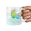 Cute Rainbow Unicorn Print 360 White Mug