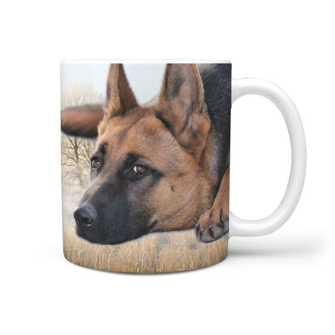 Cute German Shepherd Print 360 Mug