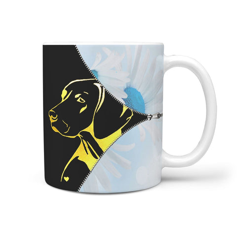 Vizsla Dog Golden Art Print 360 Mug