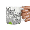 Sphynx Cat Mount Rushmore Print 360 White Mug