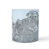 Brussels Griffon Mount Rushmore Print 360 White Mug