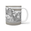 Simmental Cattle (Cow) Mount Rushmore Print 360 White Mug