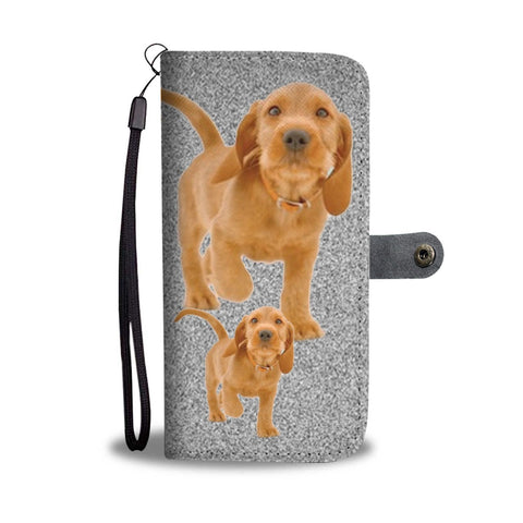 Basset Fauve de Bretagne Dog Print Wallet Case-Free Shipping