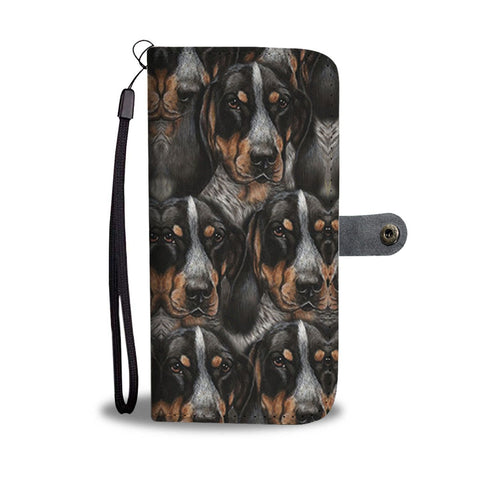 Bluetick Coonhound Dog Print Wallet Case-Free Shipping