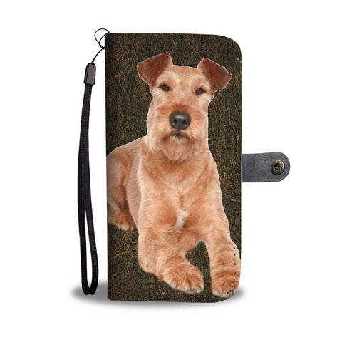 Irish Terrier Dog Print Wallet Case-Free Shipping