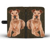 Irish Terrier Dog Print Wallet Case-Free Shipping