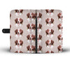 Brittany Dog Patterns Print Wallet Case-Free Shipping