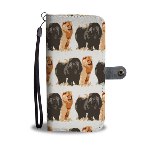 Chow Chow Dog Patterns Print Wallet Case-Free Shipping