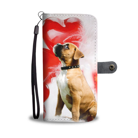 Boxer Puppy Wallet Case- Free Shipping