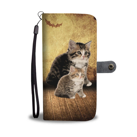 Siberian Cat Print Wallet Case-Free Shipping