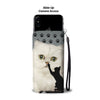 Persian Cat With Paws Print Wallet Case-Free Shipping