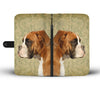 Boxer Dog Print Wallet Case- Free Shipping