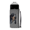 Cute Bluetick Coonhound Dog Printed on wall Wallet Case-Free Shipping