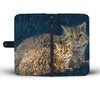 Lovely Selkirk Rex Cat Print Wallet Case-Free Shipping