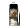 Hand Crafted Afghan Hound Dog Print Wallet Case-Free Shipping