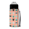French Bulldog Different Faces Print Wallet Case-Free Shipping
