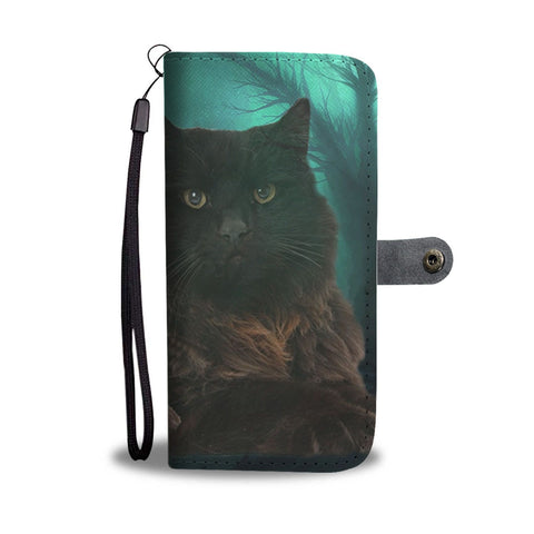 Lovely York Chocolate Cat Print Wallet Case-Free Shipping