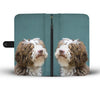 Amazing Spanish Water Dog Pattern Print Wallet Case-Free Shipping