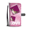 Cardigan Welsh Corgi with Love Print Wallet Case-Free Shipping
