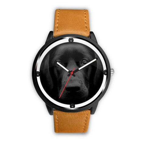 Black Labrador Retriever Dog Print Wrist watch - Free Shipping