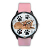 Brussels Griffon Dog Paws Print Wrist watch - Free Shipping