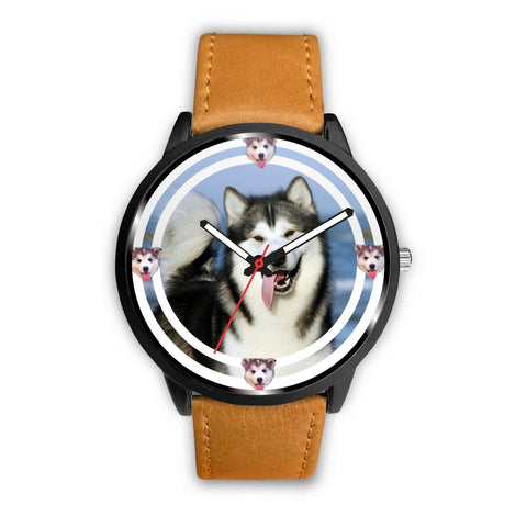 Lovely Alaskan Malamute Dog Print Wrist watch - Free Shipping