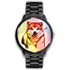 Akita Multicolor Art Print Wrist Watch-Free Shipping
