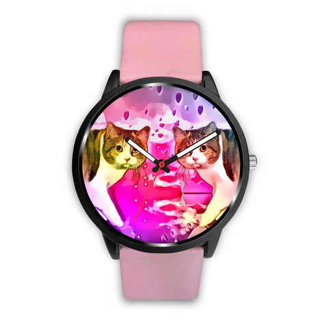 Manx cat Print Wrist Watch-Free Shipping