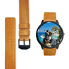 Cute German Shepherd Puppy Print Wrist Watch- Free Shipping