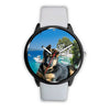 Cute German Shepherd Puppy Print Wrist Watch- Free Shipping