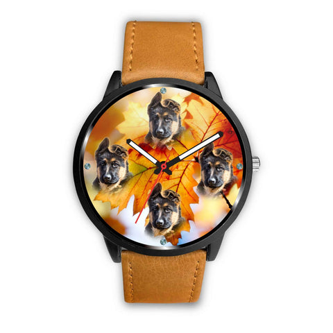 Lovely German Shepherd Puppy Print Wrist Watch- Free Shipping