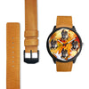 Lovely German Shepherd Puppy Print Wrist Watch- Free Shipping