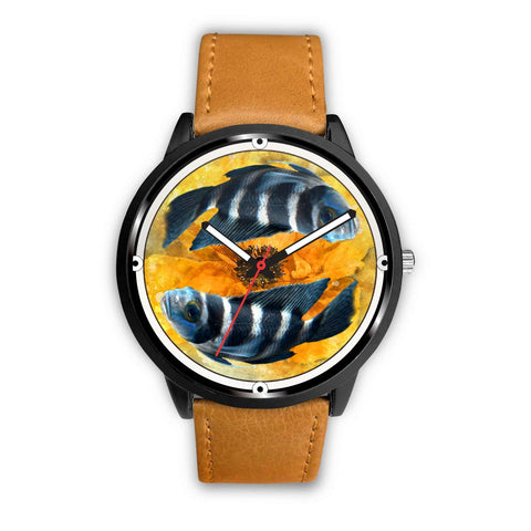 African Cichlid Fish Print Wrist Watch - Free Shipping