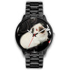 Himalayan guinea pig Black Print Wrist Watch-Free Shipping