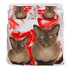 Burmese Cat Print Bedding Set- Free Shipping