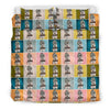 Dandie Dinmont Terrier Pattern Print Bedding Set-Free Shipping