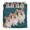 Cardigan Welsh Corgi Dog Pattern Print Bedding Set-Free Shipping
