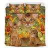 Cute Abyssinian Cat Print Bedding Set- Free Shipping