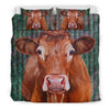 Limousin Cattle (Cow) Art Print Bedding Set-Free Shipping
