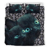 Lovely Ojas Azulas Cat Print Bedding Set-Free Shipping