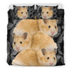 Lovely Golden Hamster Print Bedding Sets- Free Shipping
