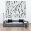 Amazing Sketch Unicorn Print Tapestry-Free Shipping